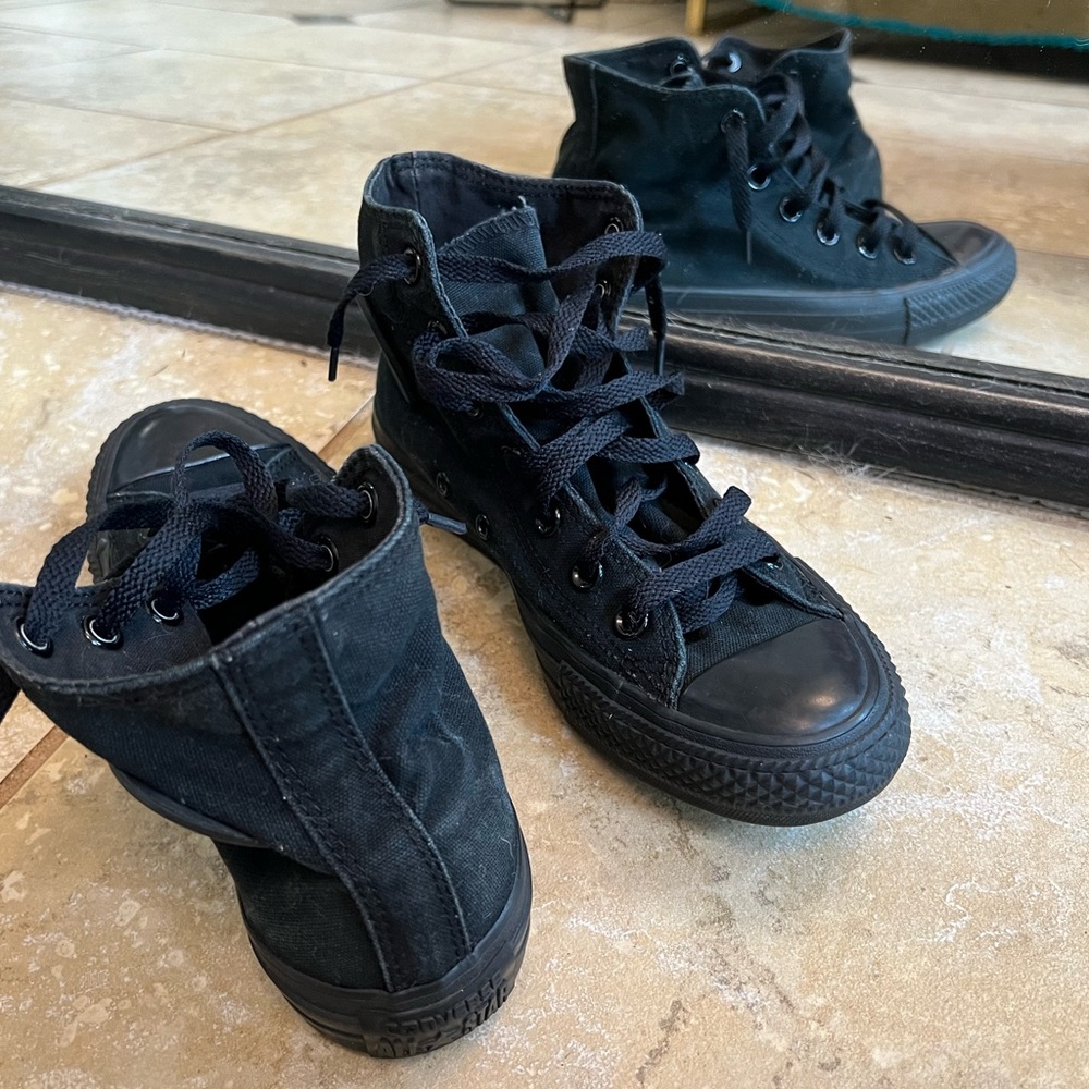 Converse Chuck Taylor All Star Black High Top 6.5
